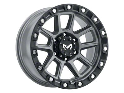 MKW Offroad M205 Matte Gray 6-Lug Wheel; 18x9; -12mm Offset (2024 Tacoma)