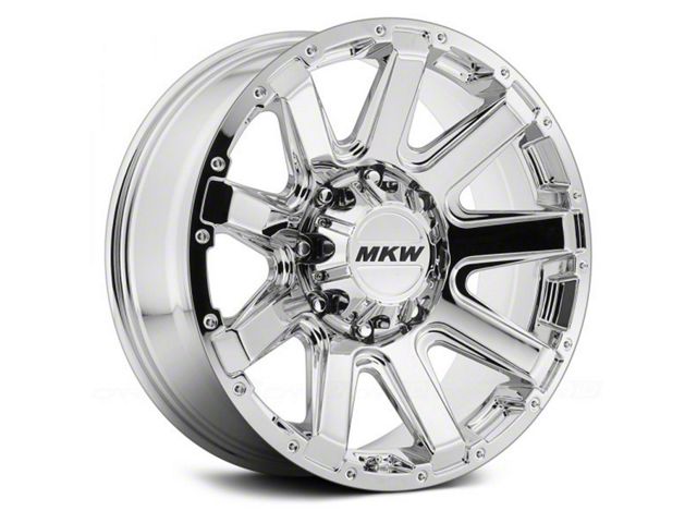 MKW Offroad M94 Chrome 6-Lug Wheel; 17x9; 10mm Offset (2024 Tacoma)