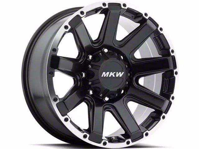 MKW Offroad M94 Satin Black Machined 6-Lug Wheel; 20x9; 10mm Offset (2024 Tacoma)