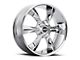 MKW Offroad M119 Chrome 6-Lug Wheel; 20x9; 18mm Offset (21-24 Bronco, Excluding Raptor)