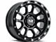 MKW Offroad M204 Satin Black 6-Lug Wheel; 20x9; 1mm Offset (21-24 Bronco, Excluding Raptor)