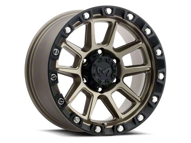 MKW Offroad M205 Matte Bronze 6-Lug Wheel; 18x9; -12mm Offset (21-24 Bronco, Excluding Raptor)