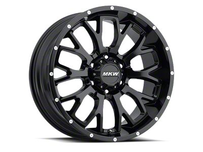 MKW Offroad M95 Satin Black 6-Lug Wheel; 20x9; -10mm Offset (21-24 Bronco, Excluding Raptor)