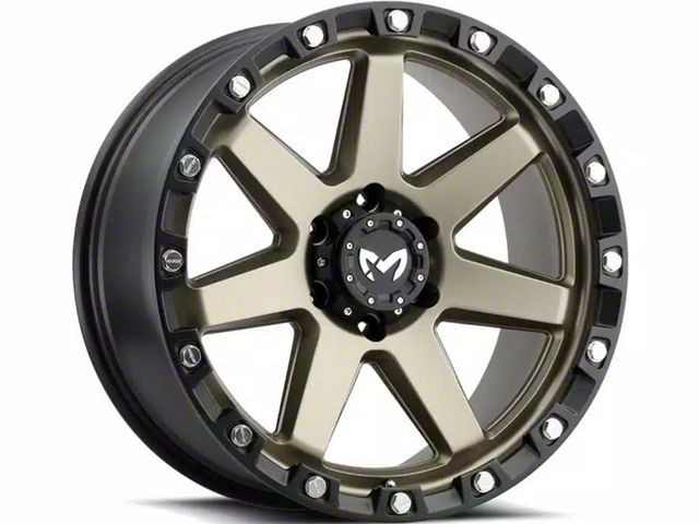 MKW Offroad M203 Matte Bronze Wheel; 17x8.5 (20-24 Jeep Gladiator JT)