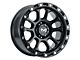 MKW Offroad M204 Satin Black Wheel; 18x9 (20-24 Jeep Gladiator JT)