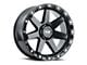 MKW Offroad M203 Matte Gray Wheel; 17x8.5; 0mm Offset (99-04 Jeep Grand Cherokee WJ)