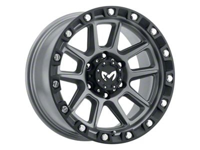 MKW Offroad M205 Matte Gray Wheel; 18x9; 1mm Offset (99-04 Jeep Grand Cherokee WJ)