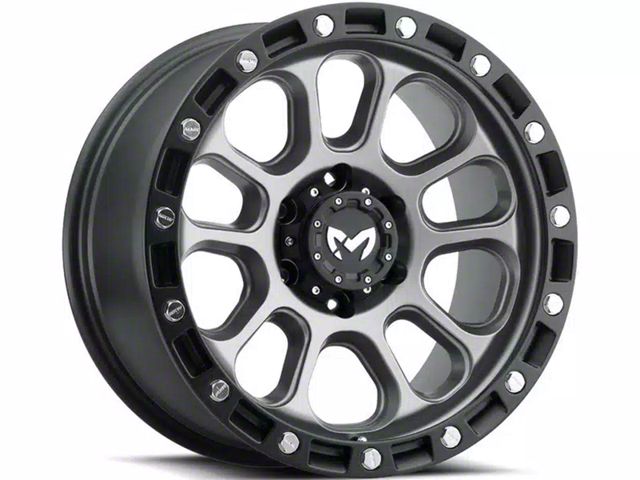 MKW Offroad M204 Matte Gray Wheel; 18x9 (11-21 Jeep Grand Cherokee WK2)