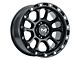 MKW Offroad M204 Satin Black 6-Lug Wheel; 18x9; -12mm Offset (16-23 Tacoma)