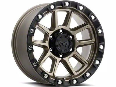 MKW Offroad M205 Matte Bronze 6-Lug Wheel; 20x9; -12mm Offset (16-23 Tacoma)