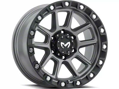 MKW Offroad M205 Matte Gray 6-Lug Wheel; 18x9; 1mm Offset (16-23 Tacoma)