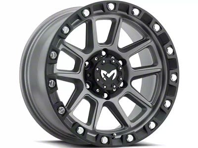 MKW Offroad M205 Matte Gray 6-Lug Wheel; 18x9; 1mm Offset (16-24 Titan XD)