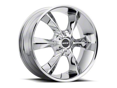 MKW M119 Chrome 6-Lug Wheel; 22x9; 18mm Offset (16-24 Titan XD)