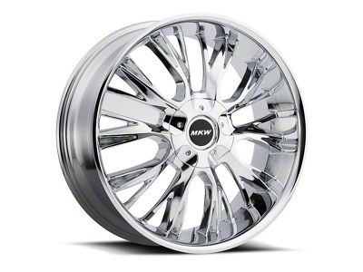 MKW M122 Chrome 6-Lug Wheel; 22x9; 18mm Offset (16-24 Titan XD)