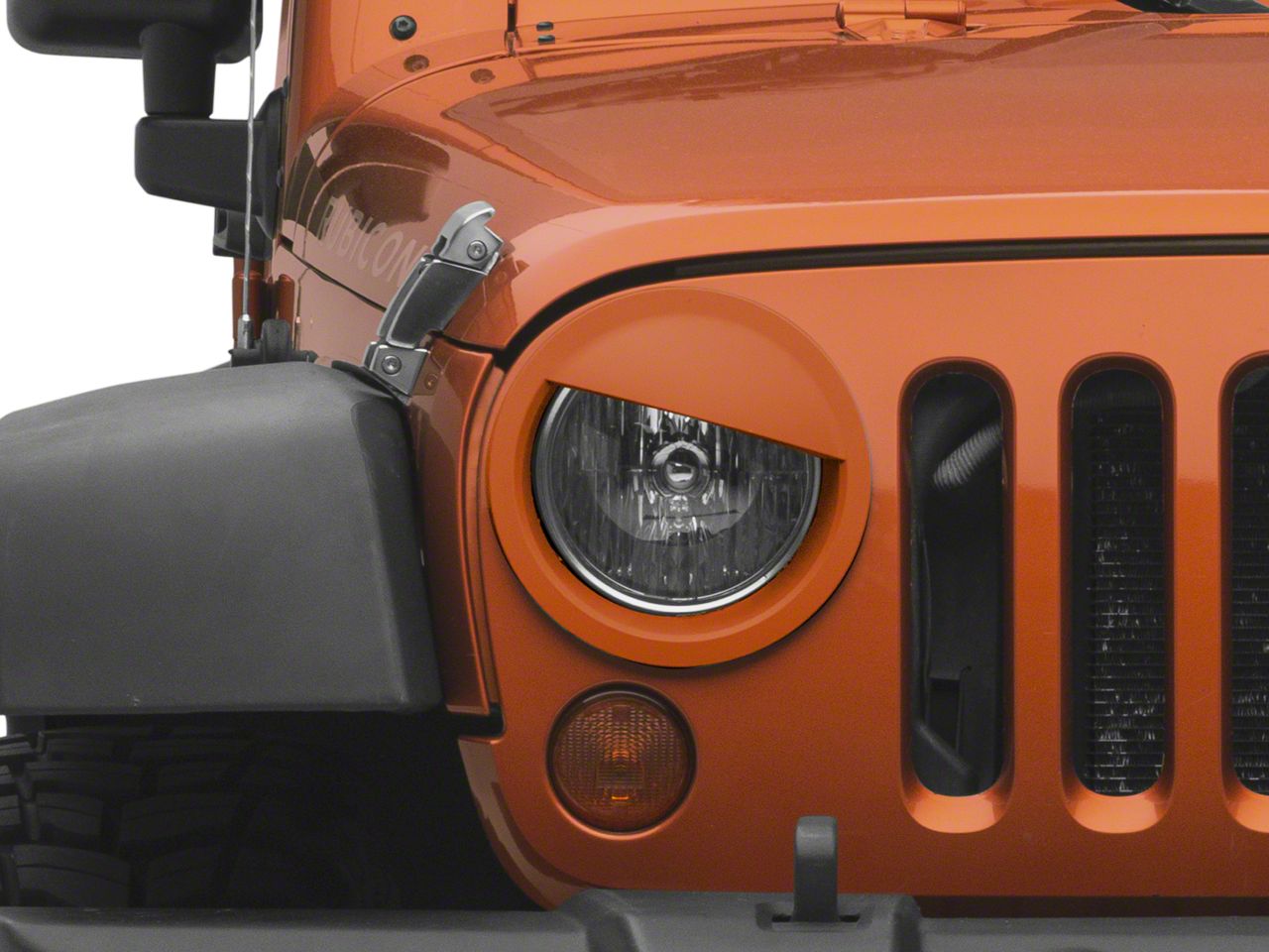 MMD Jeep Wrangler Angry Eyes Headlight Conversion - Unpainted J6947-00 ...