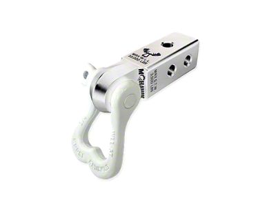 Moose Knuckle Offroad XL Shackle/Mohawk 2.0 Receiver Combo; Atomic Silver/Pure White (Universal; Some Adaptation May Be Required)