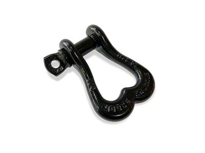 Moose Knuckle Offroad XL Shackle; Black Hole