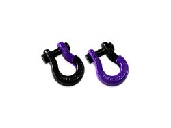 Moose Knuckle Offroad Jowl Split Recovery Shackle 5/8 Combo; Black Hole and Grape Escape