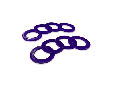 Moose Knuckle Offroad 3/4 Rattle Rings Shackle Isolator Washers; Grape Escape