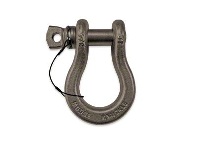 Moose Knuckle Offroad B'oh Spin Pin Recovery Shackle; Raw Dog