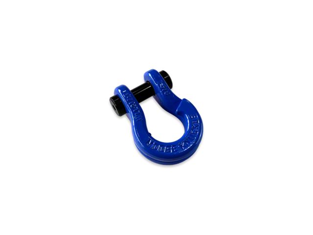 Moose Knuckle Offroad Jowl Split Recovery Shackle 5/8; Blue Balls