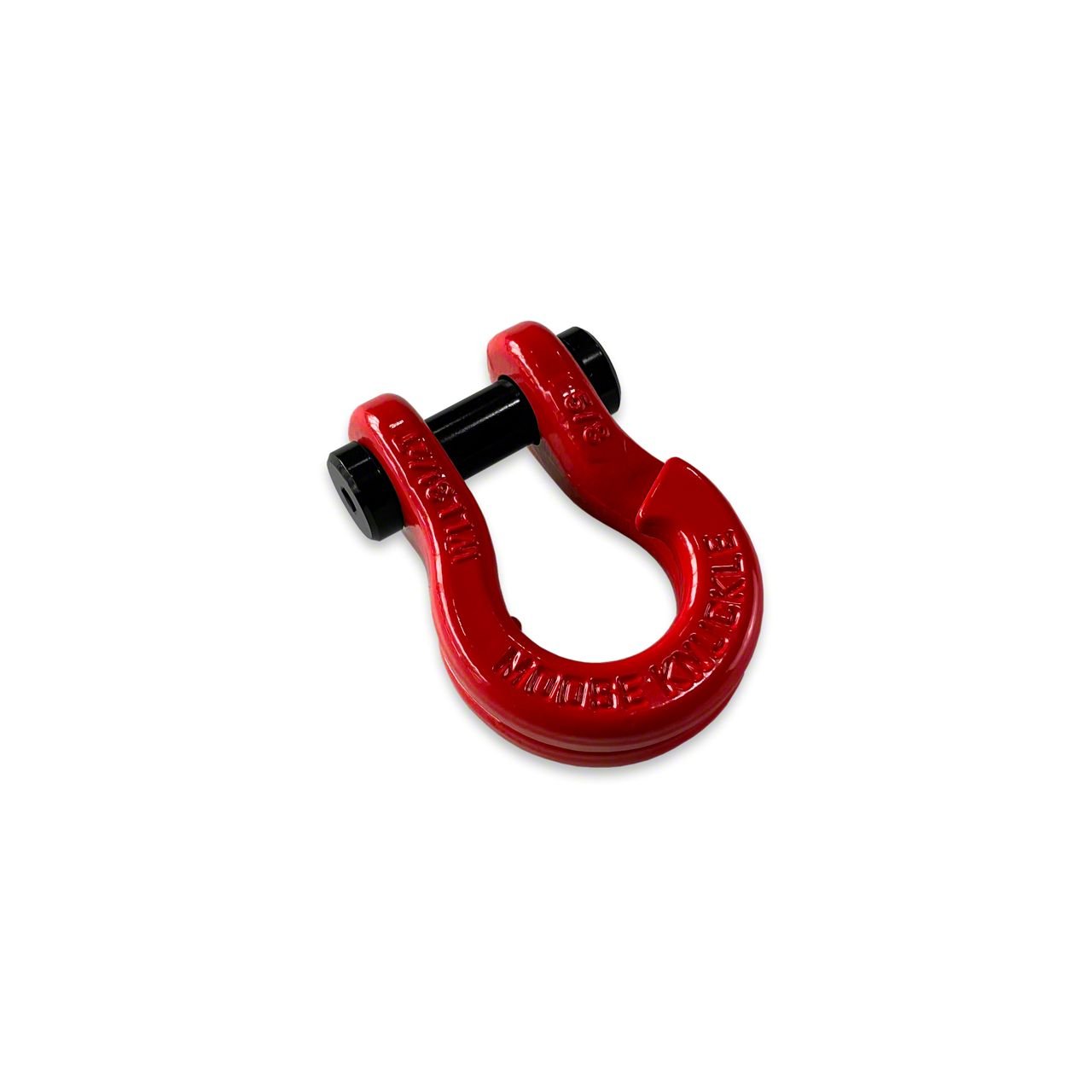 Moose Knuckle Offroad Bronco Jowl Split Recovery Shackle 5/8; Flame Red  FN000025-009 - Free Shipping