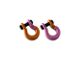 Moose Knuckle Offroad Jowl Split Recovery Shackle 5/8 Combo; Obscene Orange and Pretty Pink