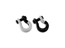 Moose Knuckle Offroad Jowl Split Recovery Shackle 5/8 Combo; Pure White and Black Hole