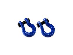 Moose Knuckle Offroad Jowl Split Recovery Shackle 5/8 Combo; Blue Balls and Blue Balls