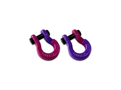 Moose Knuckle Offroad Jowl Split Recovery Shackle 5/8 Combo; Pogo Pink and Grape Escape