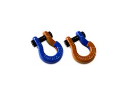 Moose Knuckle Offroad Jowl Split Recovery Shackle 5/8 Combo; Blue Balls and Obscene Orange