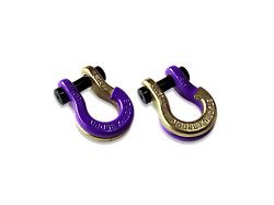 Moose Knuckle Offroad Jowl Split Recovery Shackle 5/8 Combo; Grape Escape and Brass Knuckle