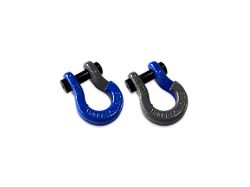 Moose Knuckle Offroad Jowl Split Recovery Shackle 5/8 Combo; Blue Balls and Gun Gray