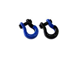 Moose Knuckle Offroad Jowl Split Recovery Shackle 5/8 Combo; Blue Balls and Black Hole