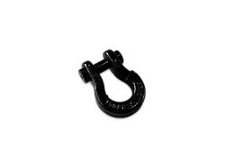 Moose Knuckle Offroad Jowl Split Recovery Shackle 5/8; Black Hole