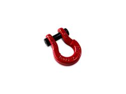 Moose Knuckle Offroad Jowl Split Recovery Shackle 5/8; Flame Red