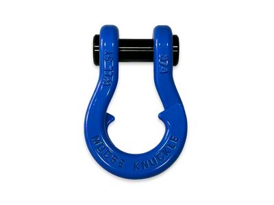 Moose Knuckle Offroad Jowl Split Recovery Shackle 3/4; Blue Balls