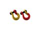 Moose Knuckle Offroad Jowl Split Recovery Shackle 5/8 Combo; Detonator Yellow and Flame Red