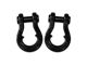 Moose Knuckle Offroad Jowl Split Recovery Shackle 3/4 Combo; Black Hole and Black Hole