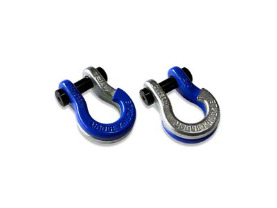 Moose Knuckle Offroad Jowl Split Recovery Shackle 5/8 Combo; Blue Balls and Nice Gal