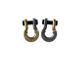 Moose Knuckle Offroad Jowl Split Recovery Shackle 5/8 Combo; Brass Knuckle and Gun Gray