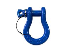 Moose Knuckle Offroad B'oh Spin Pin Recovery Shackle 3/4; Blue Balls