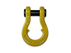 Moose Knuckle Offroad Jowl Split Recovery Shackle; Detonator Yellow