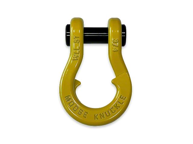 Moose Knuckle Offroad Jowl Split Recovery Shackle; Detonator Yellow