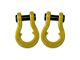 Moose Knuckle Offroad Jowl Split Recovery Shackle 3/4 Combo; Detonator Yellow and Detonator Yellow