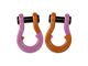 Moose Knuckle Offroad Jowl Split Recovery Shackle Combo; Pretty Pink and Obscene Orange
