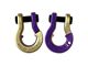 Moose Knuckle Offroad Jowl Split Recovery Shackle Combo; Brass Knuckle and Grape Escape
