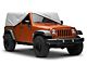 Mopar Cab Cover with Jeep Logo; Silver (07-18 Jeep Wrangler JK 4-Door)