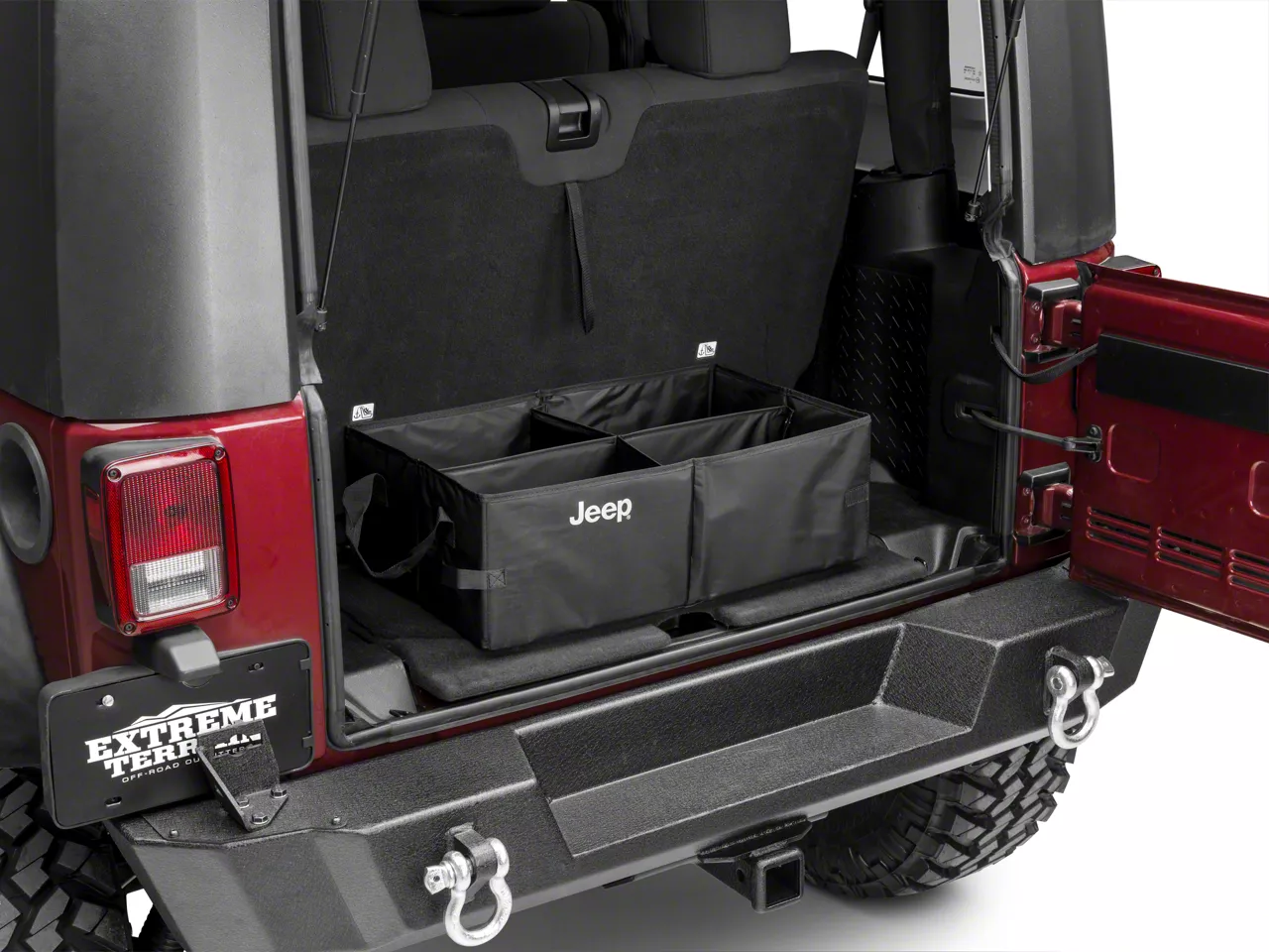 Mopar Jeep Wrangler Collapsible Cargo Tote with Jeep Logo 82208566 ...