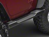 Mopar Factory Style Molded Side Step Bars; Black (07-18 Jeep Wrangler JK 2-Door)